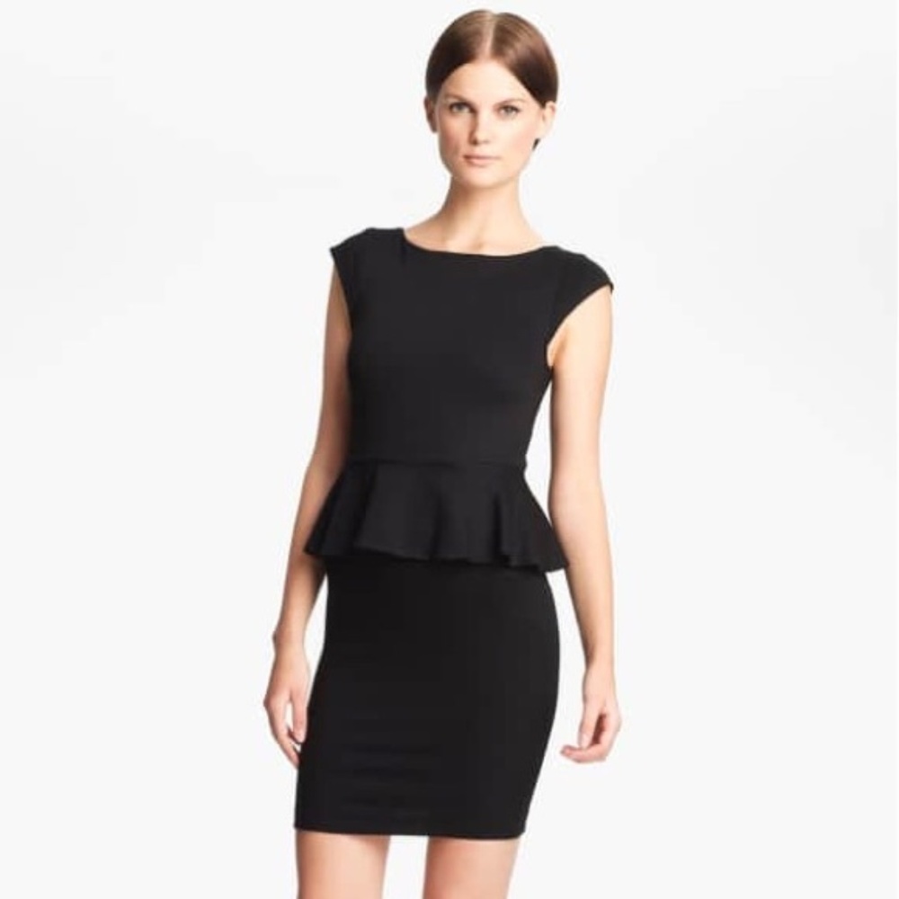 Alice + Olivia Victoria Peplum Dress